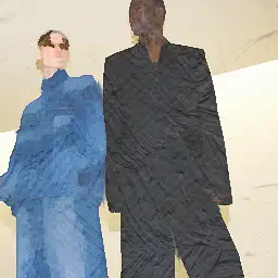 Balenciaga banner painting