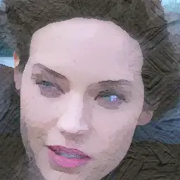 Clarins background painting