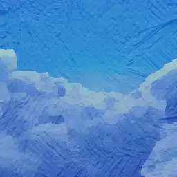 Clarins background painting