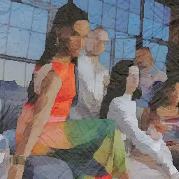 Holt Renfrew background painting