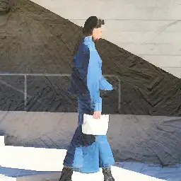 Alexander McQueen banner painting
