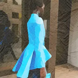 Alexander McQueen banner painting