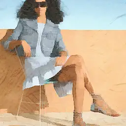 Michael Kors background painting