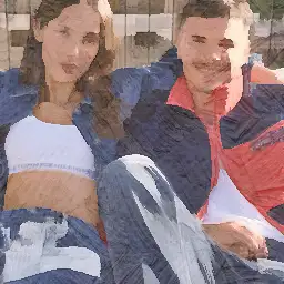 Tommy Hilfiger background painting